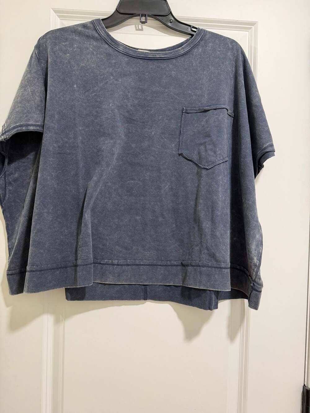 Zenana Mineral Wash Oversized Pocket T-Shirt